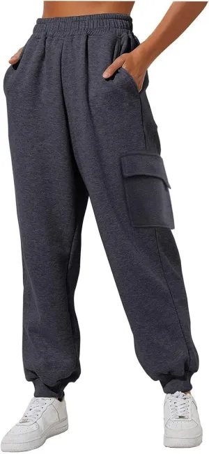 Women's Linen Summer Fashion Palazzo Pants High Waist Stretchy Straight Loose Fit Palazzo Pants Travel