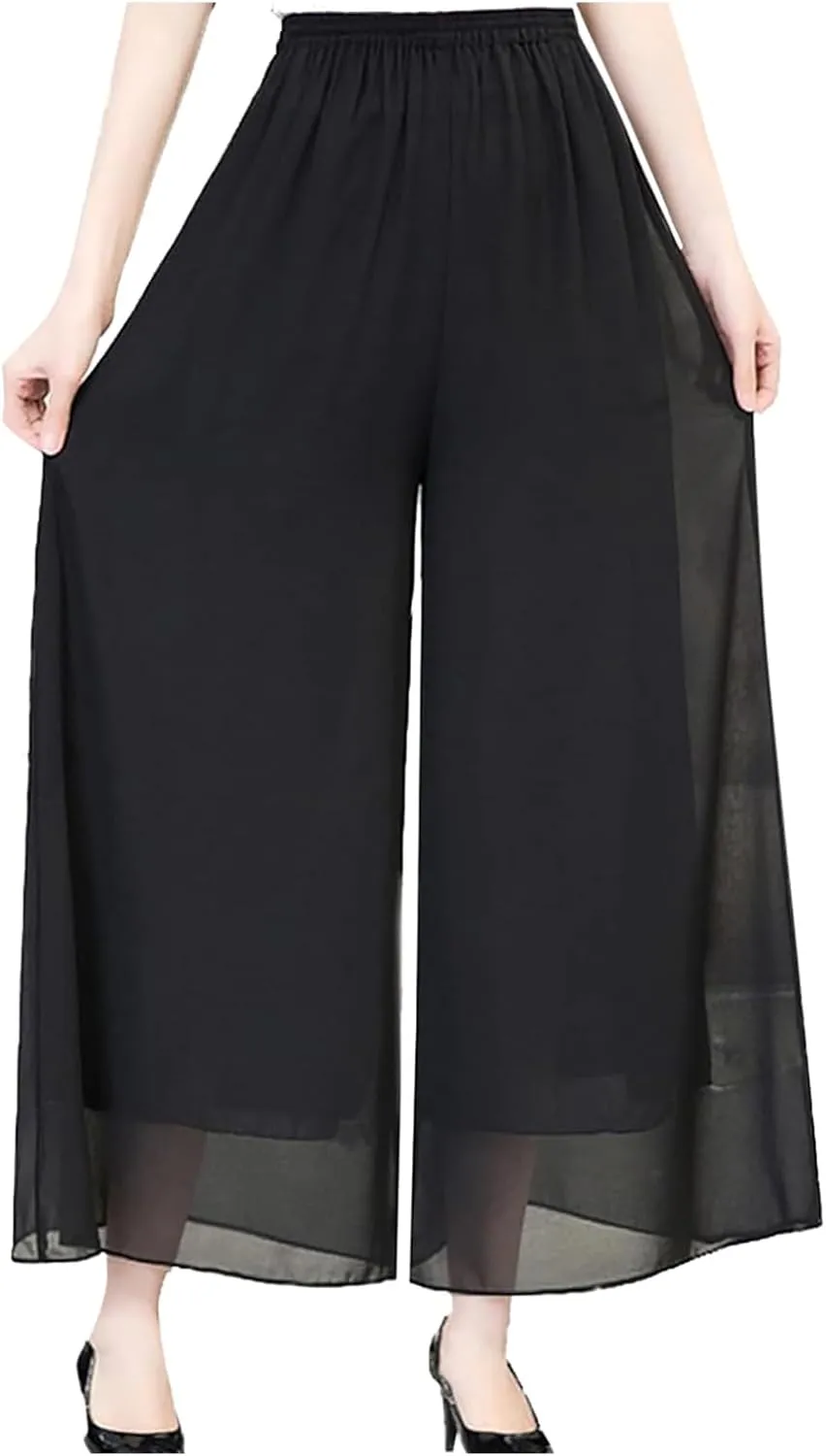 Womens Linen Summer Trendy Pants High Waist Straight Slim Fit Pants Beach