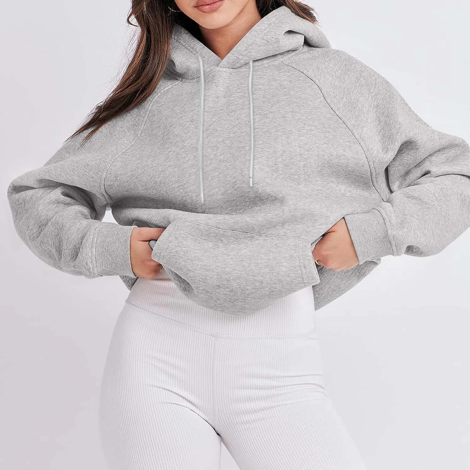 Womens Oversized Hoodies Sweatshirts Fleece Hooded Pullover Sweater Tops Long Sleeve Fall Fashion Outfits Clothes 2023