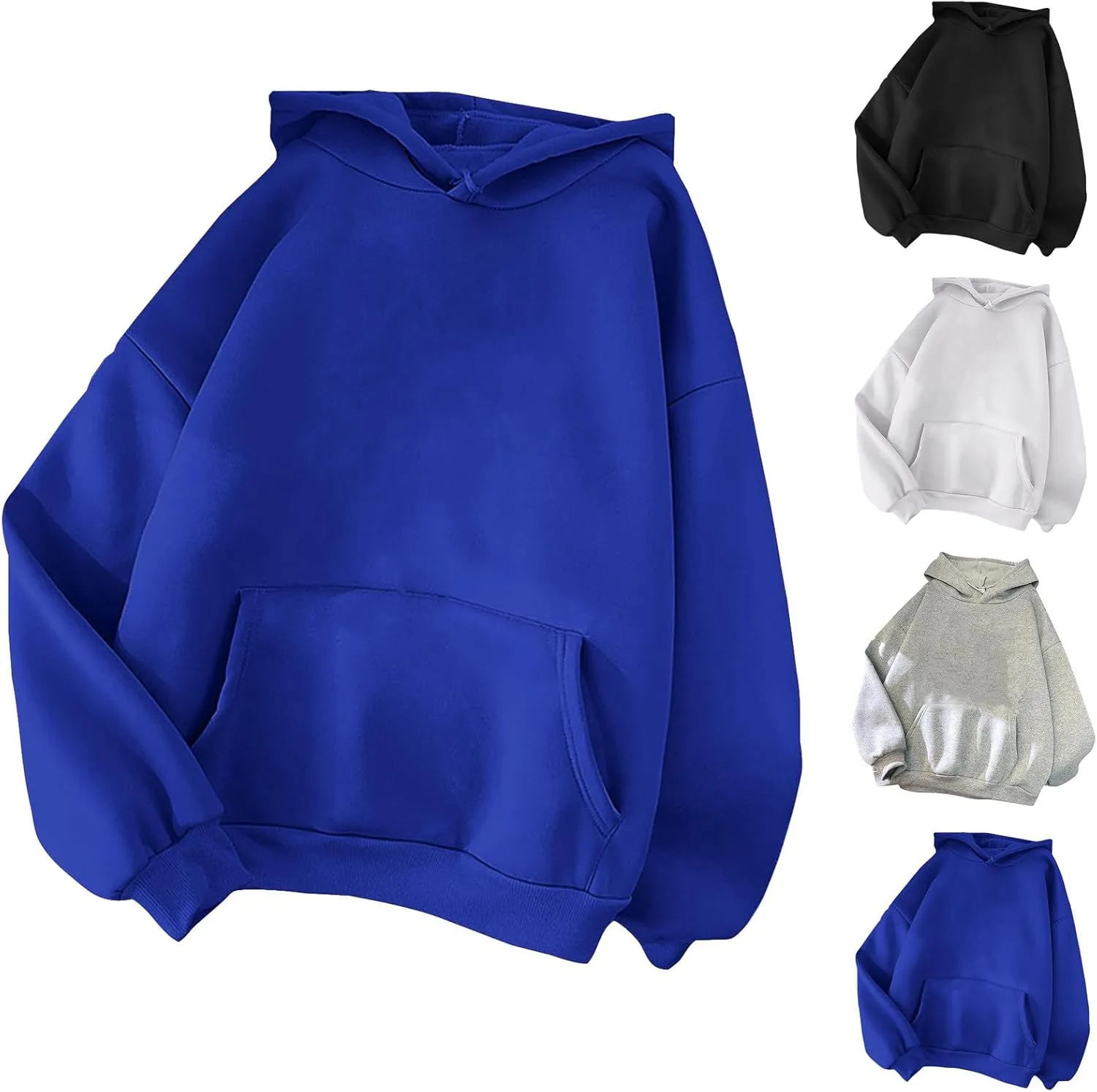 Womens Oversized Sweatshirts Trendy Long Sleeve Loose Hoodies Fall Fashion Hooded Pullover Sweaters with Pockets