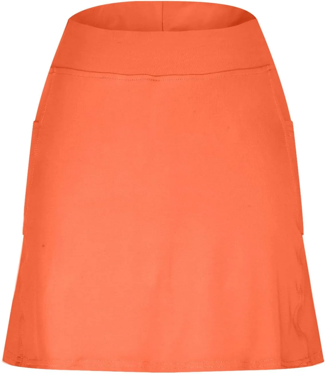 Womens Skorts Elastic Athletic Skirts Built in Shorts Tummy Control Tennis Skirts with Pockets Workout Skirts for Gym
