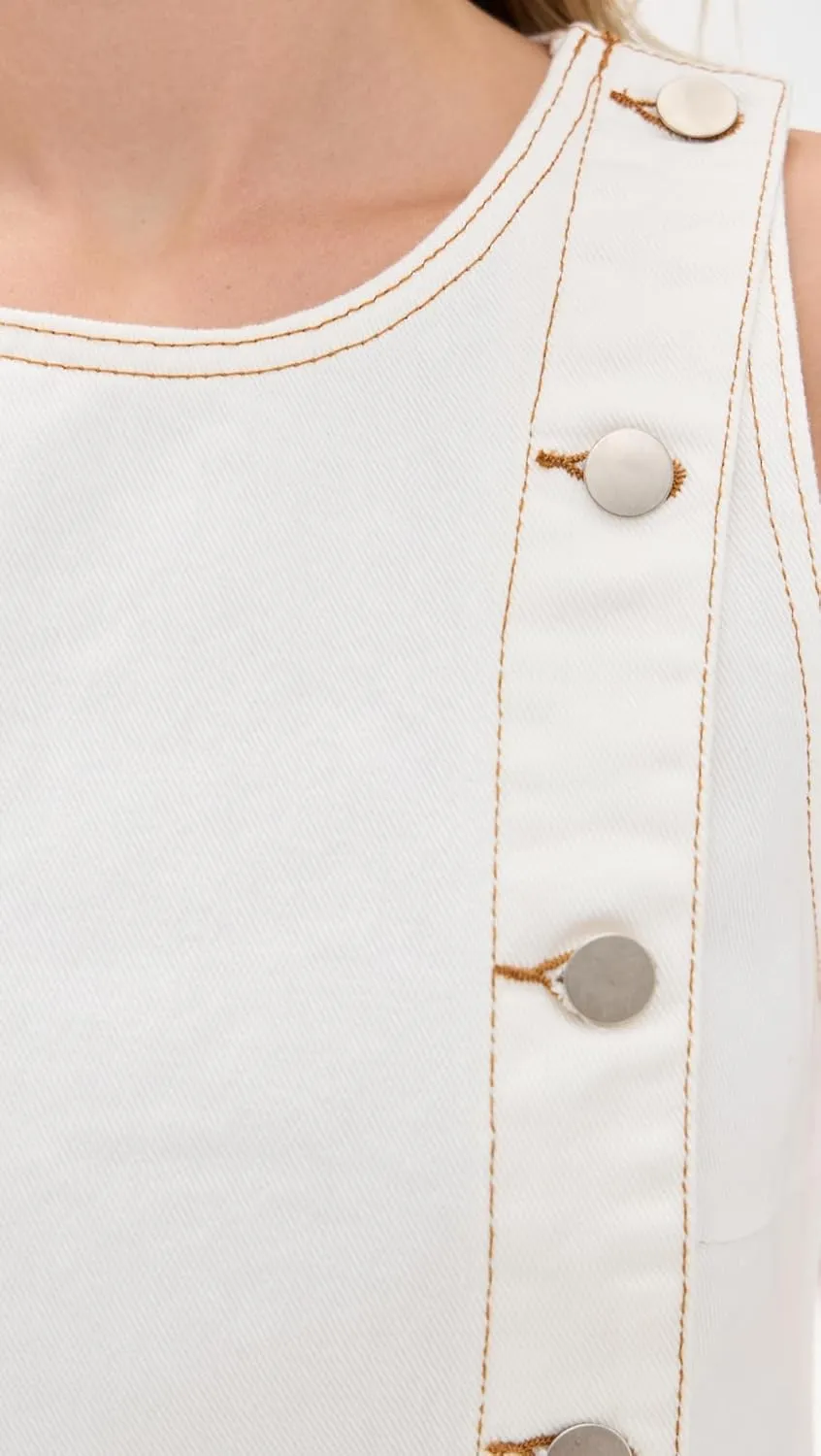 Women's Tabitha Wave Button Mini Dress