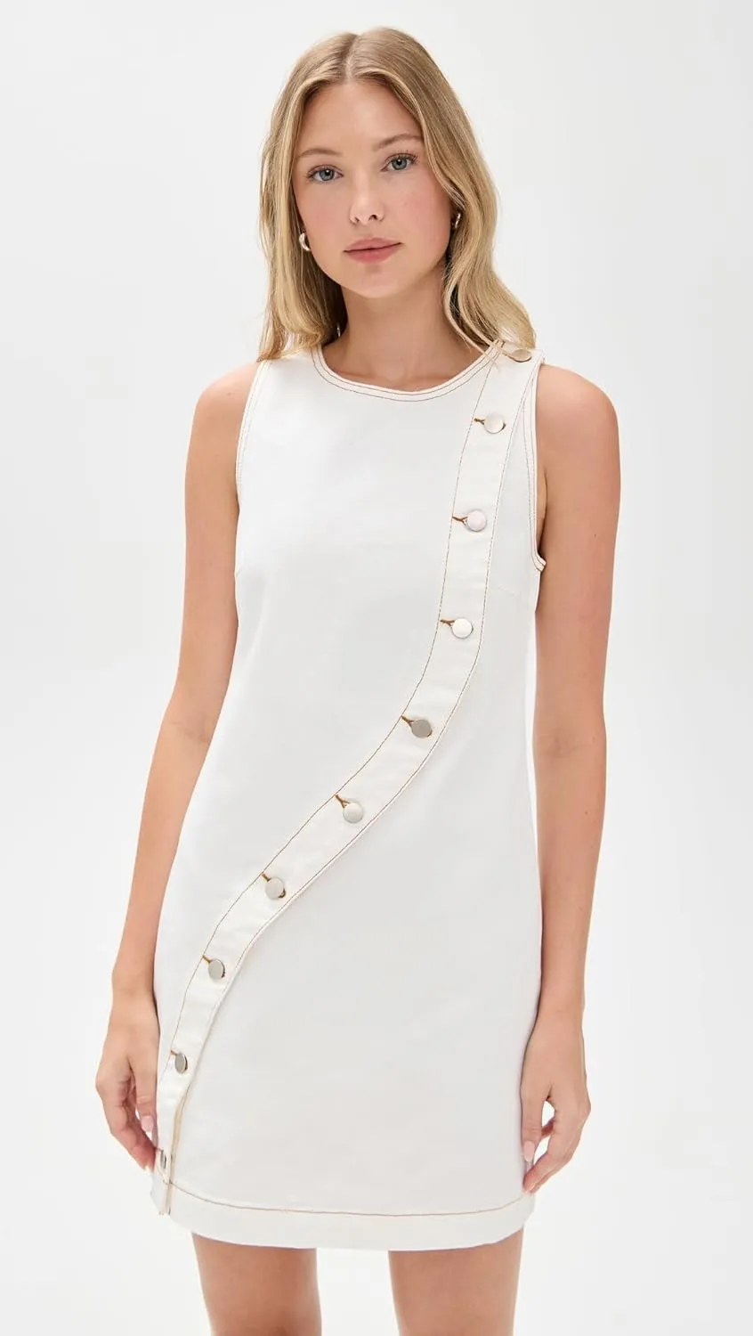 Women's Tabitha Wave Button Mini Dress