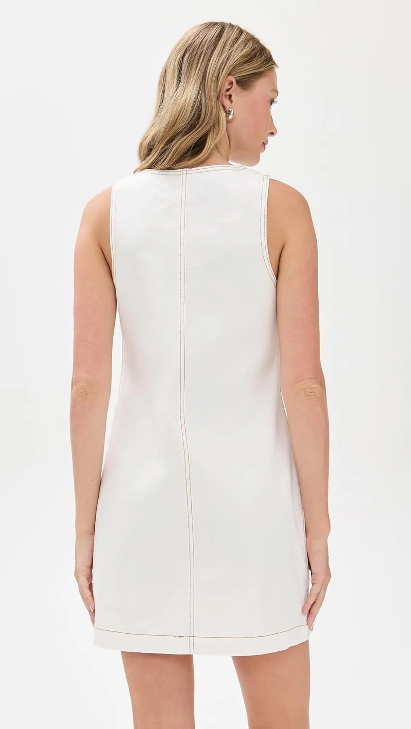 Women's Tabitha Wave Button Mini Dress