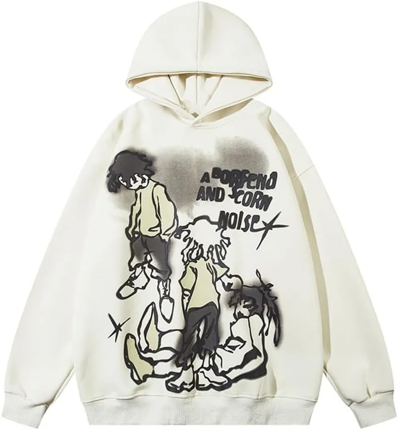 Y2k Hoodie Oversized Sweatshirt Men Women Grunge Harajuku Graphic Hoodies Pullover Streetwear Aesthetic Hoodies