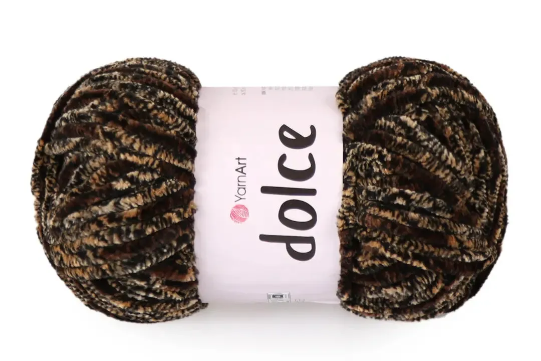 YarnArt Dolce, Chunky Chenille Yarn, 58 Colors, 3.52 oz / 131 yards
