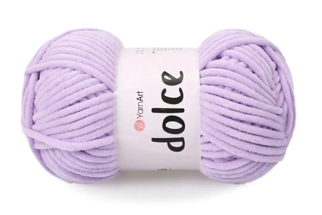 YarnArt Dolce, Chunky Chenille Yarn, 58 Colors, 3.52 oz / 131 yards