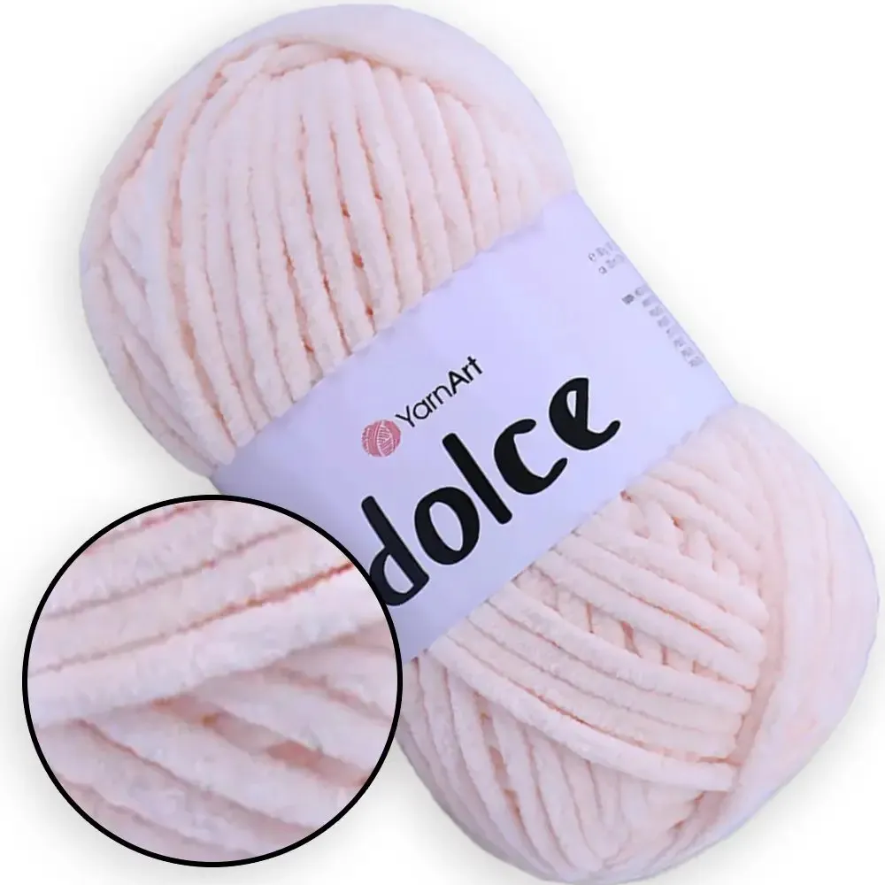 YarnArt Dolce, Chunky Chenille Yarn, 58 Colors, 3.52 oz / 131 yards
