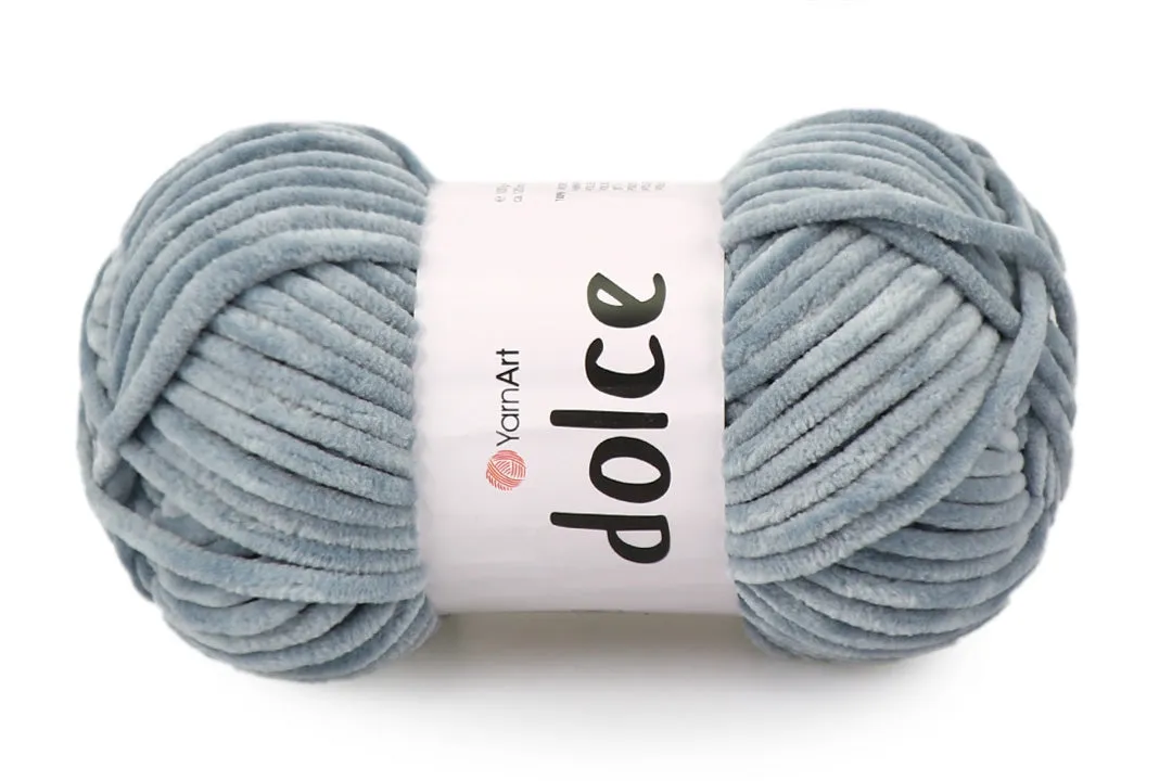 YarnArt Dolce, Chunky Chenille Yarn, 58 Colors, 3.52 oz / 131 yards