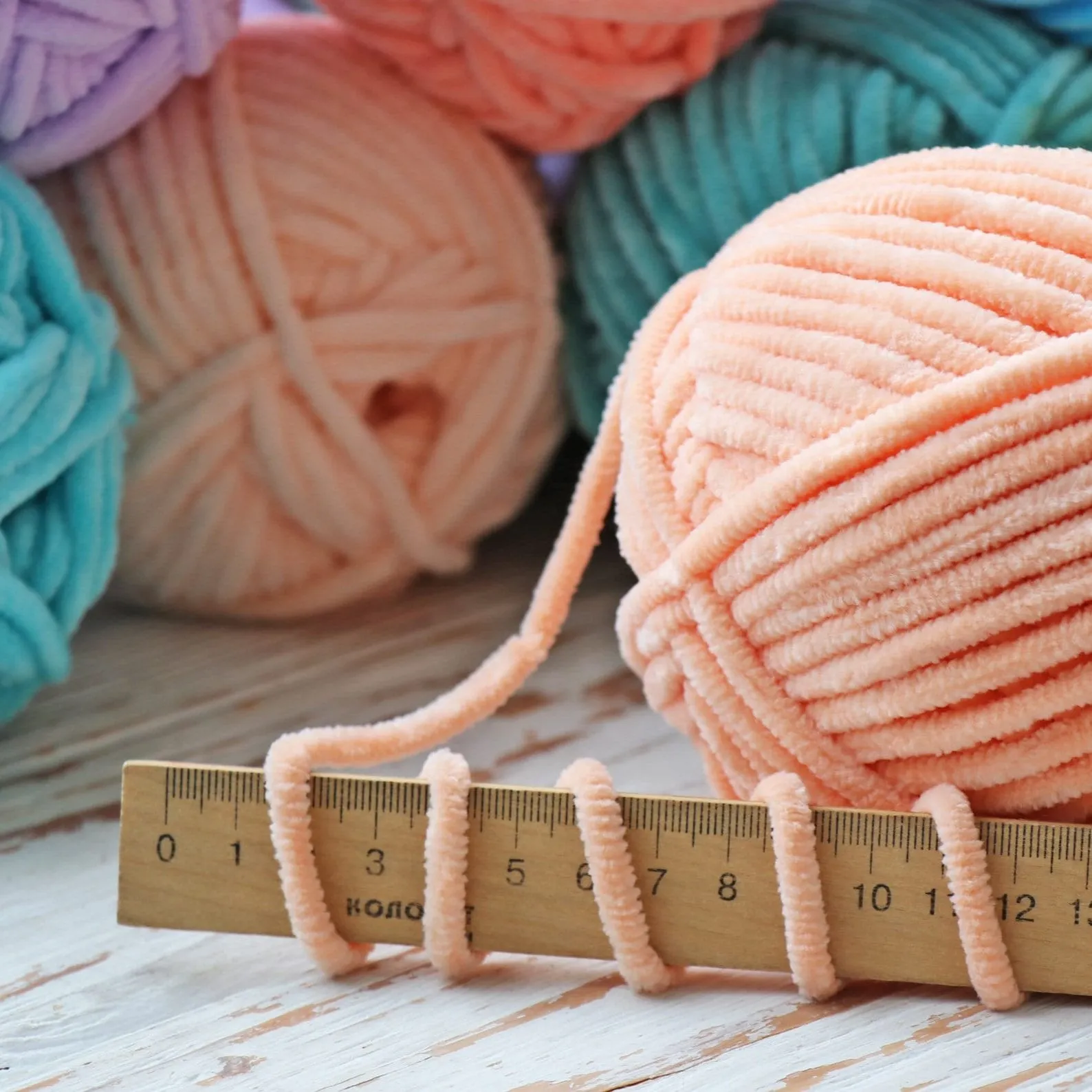 YarnArt Dolce, Chunky Chenille Yarn, 58 Colors, 3.52 oz / 131 yards