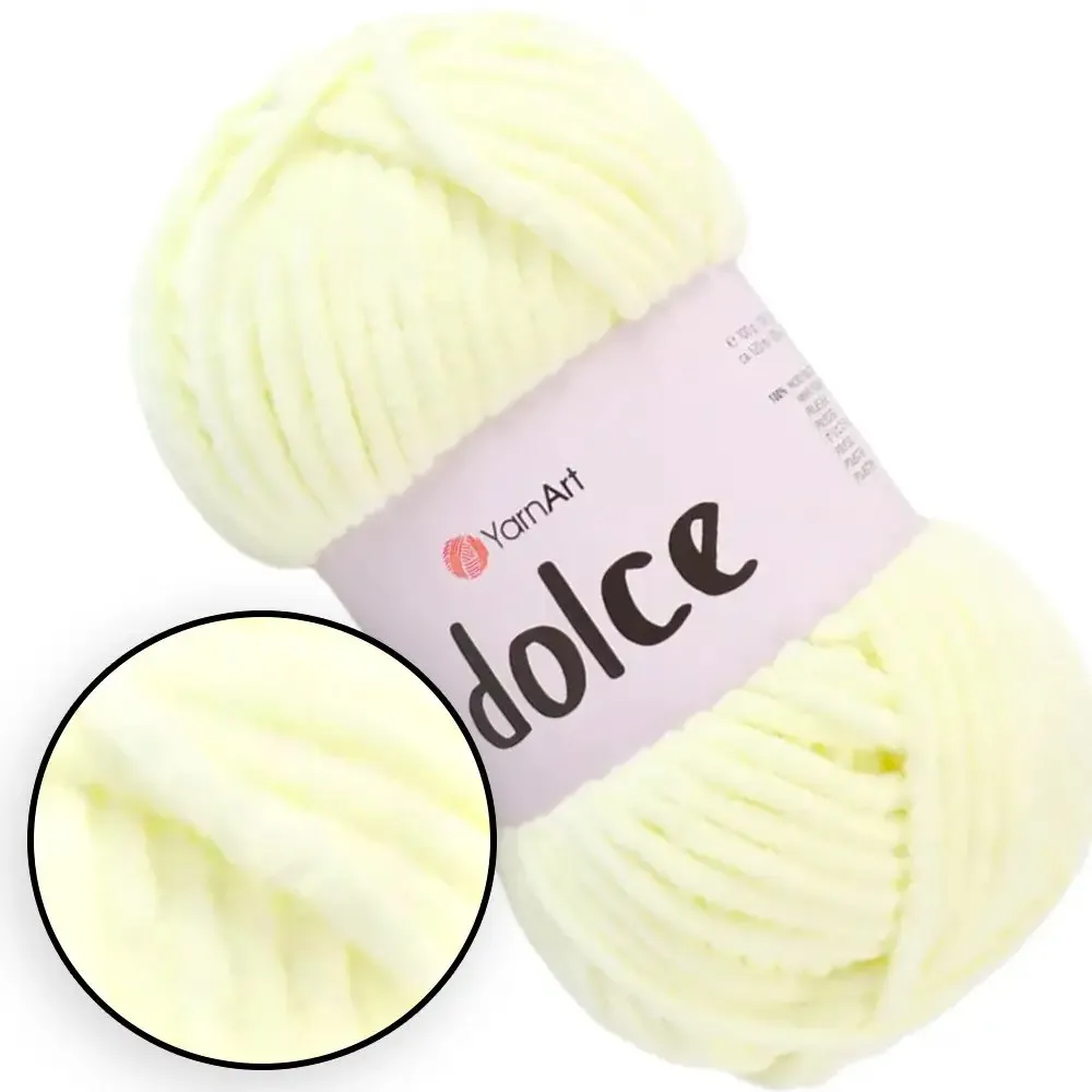 YarnArt Dolce, Chunky Chenille Yarn, 58 Colors, 3.52 oz / 131 yards