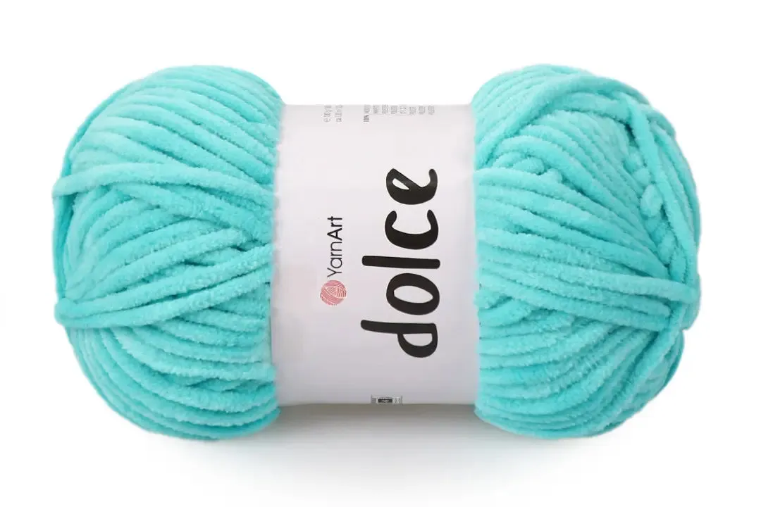 YarnArt Dolce, Chunky Chenille Yarn, 58 Colors, 3.52 oz / 131 yards