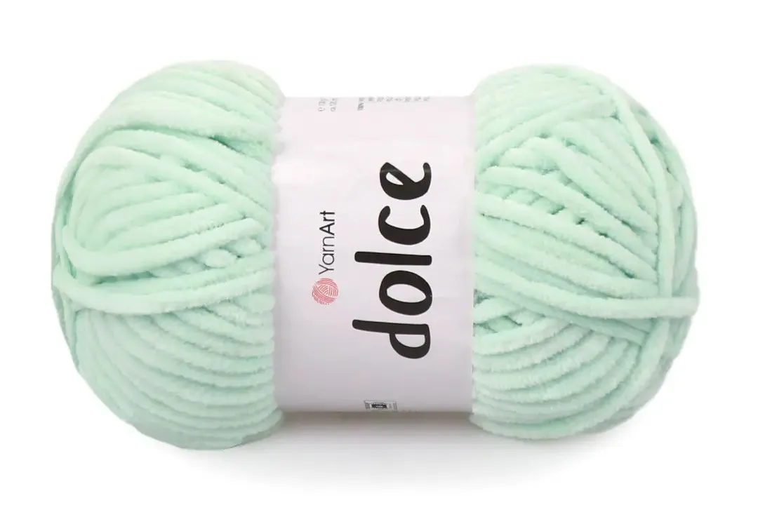 YarnArt Dolce, Chunky Chenille Yarn, 58 Colors, 3.52 oz / 131 yards