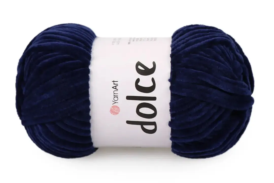 YarnArt Dolce, Chunky Chenille Yarn, 58 Colors, 3.52 oz / 131 yards