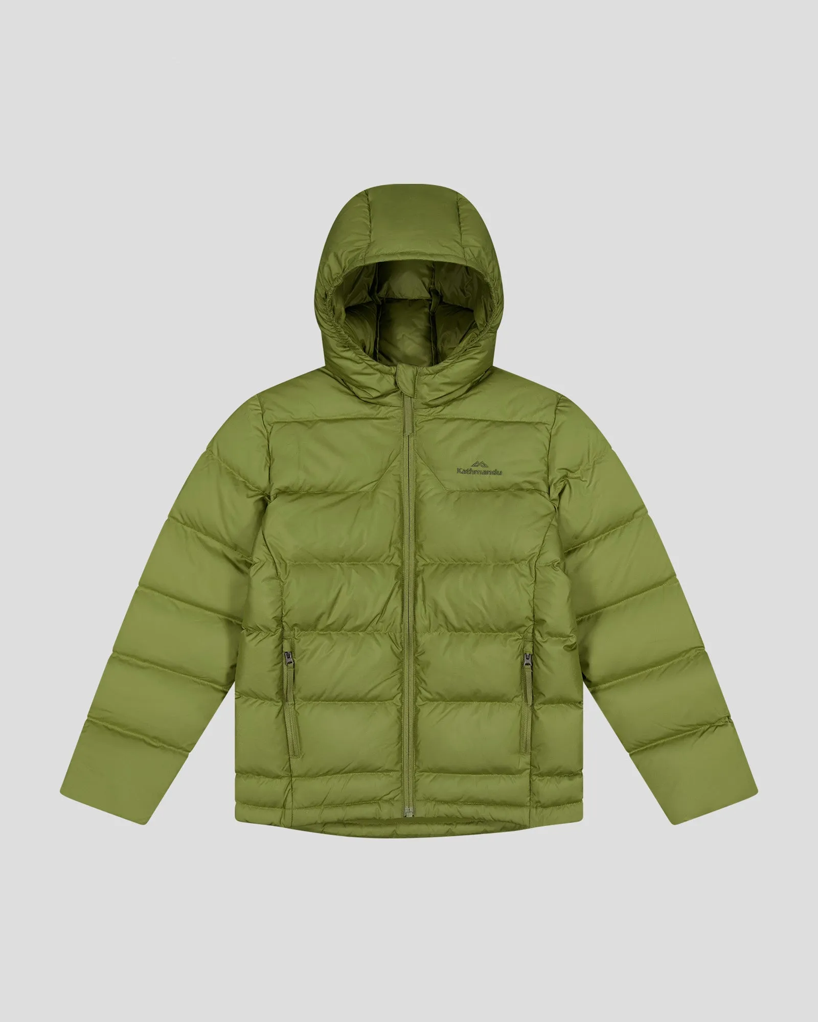 Youth's Epiq Down Hooded Jacket - Dark Fern