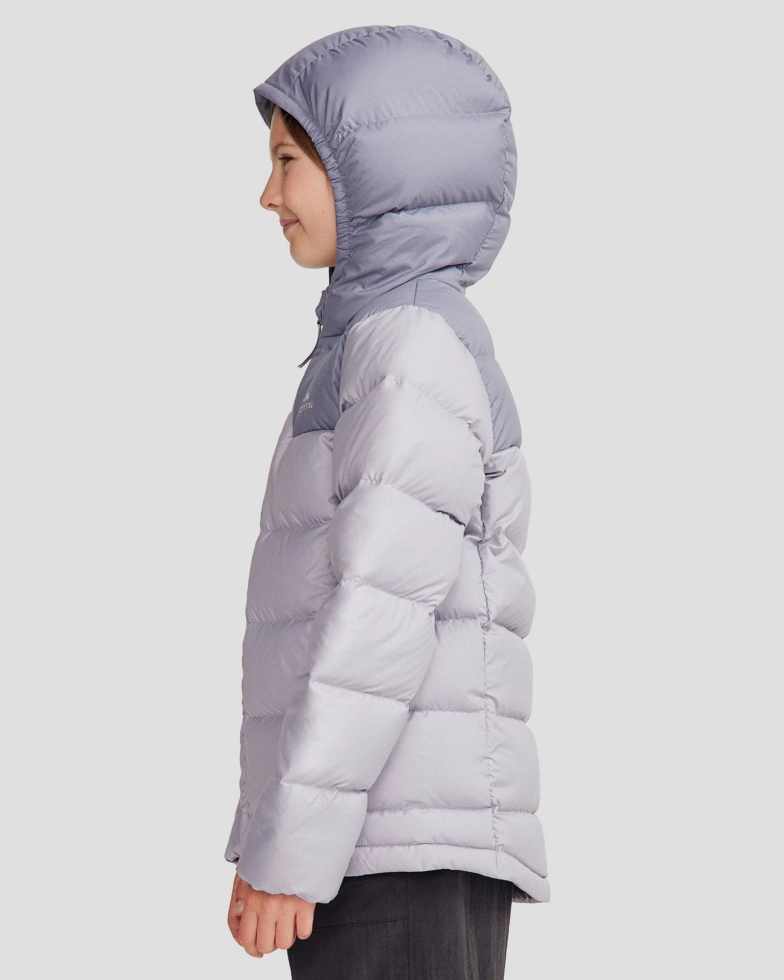 Youth's Epiq Down Hooded Jacket - Dark Haze/Light Haze
