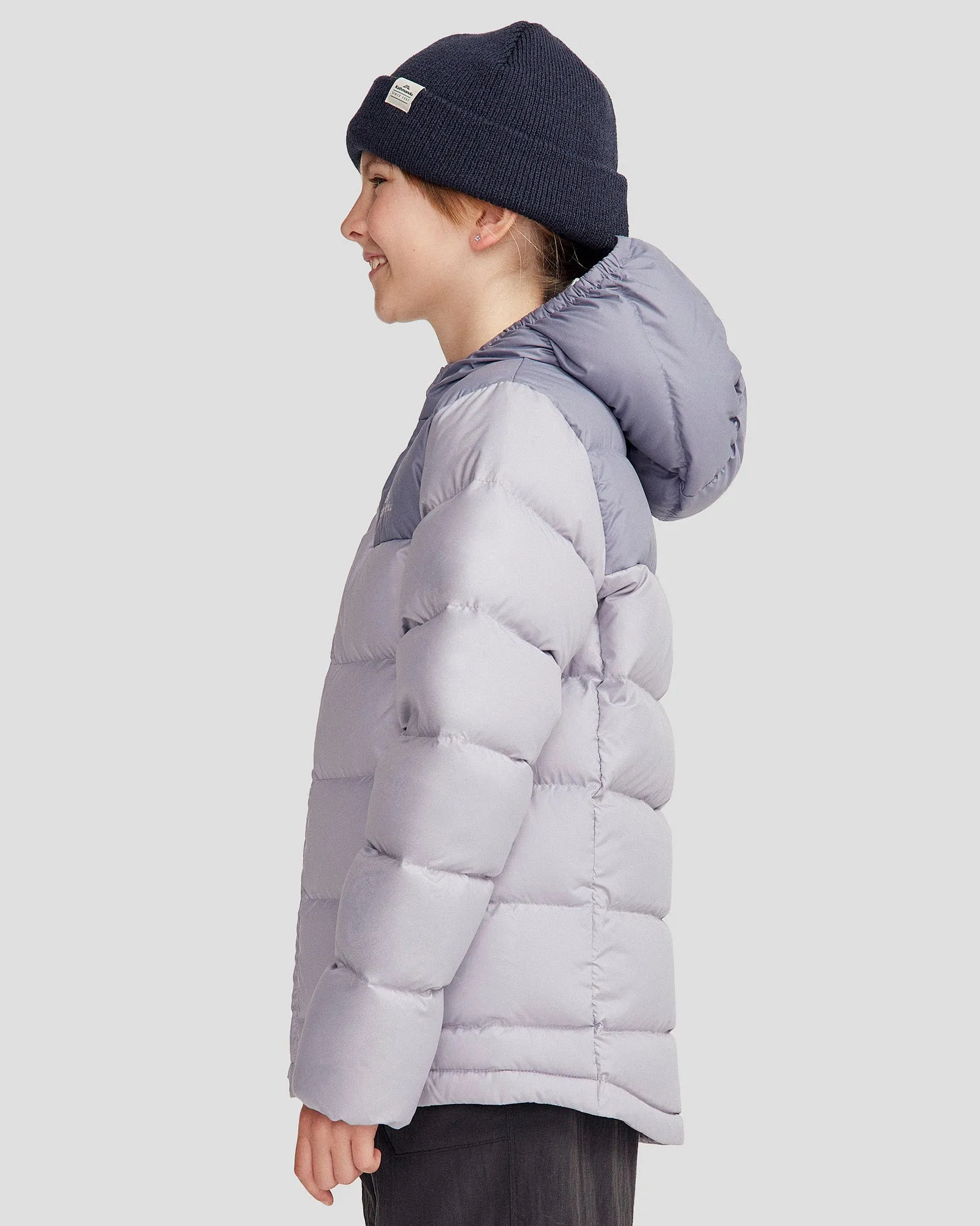 Youth's Epiq Down Hooded Jacket - Dark Haze/Light Haze