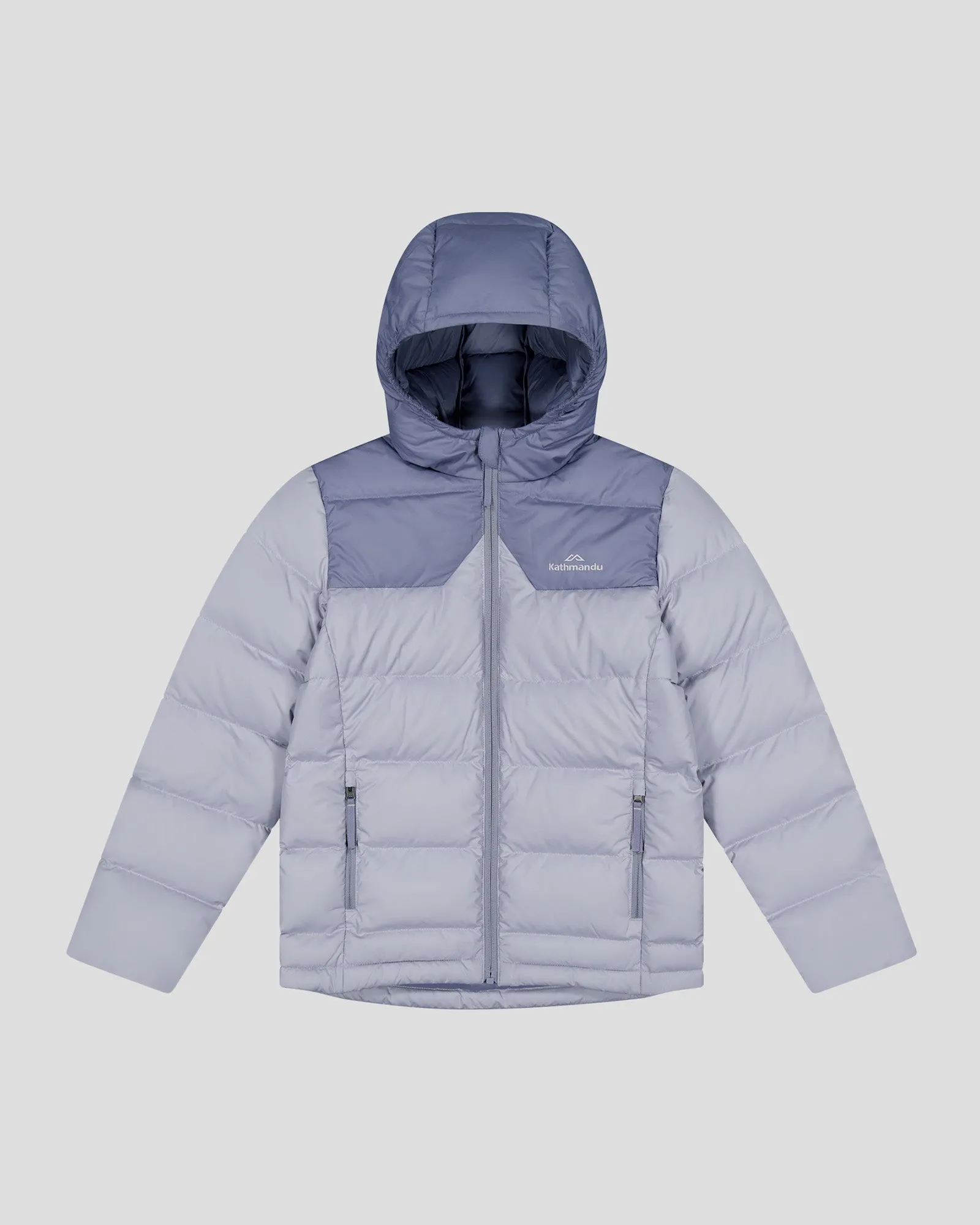 Youth's Epiq Down Hooded Jacket - Dark Haze/Light Haze