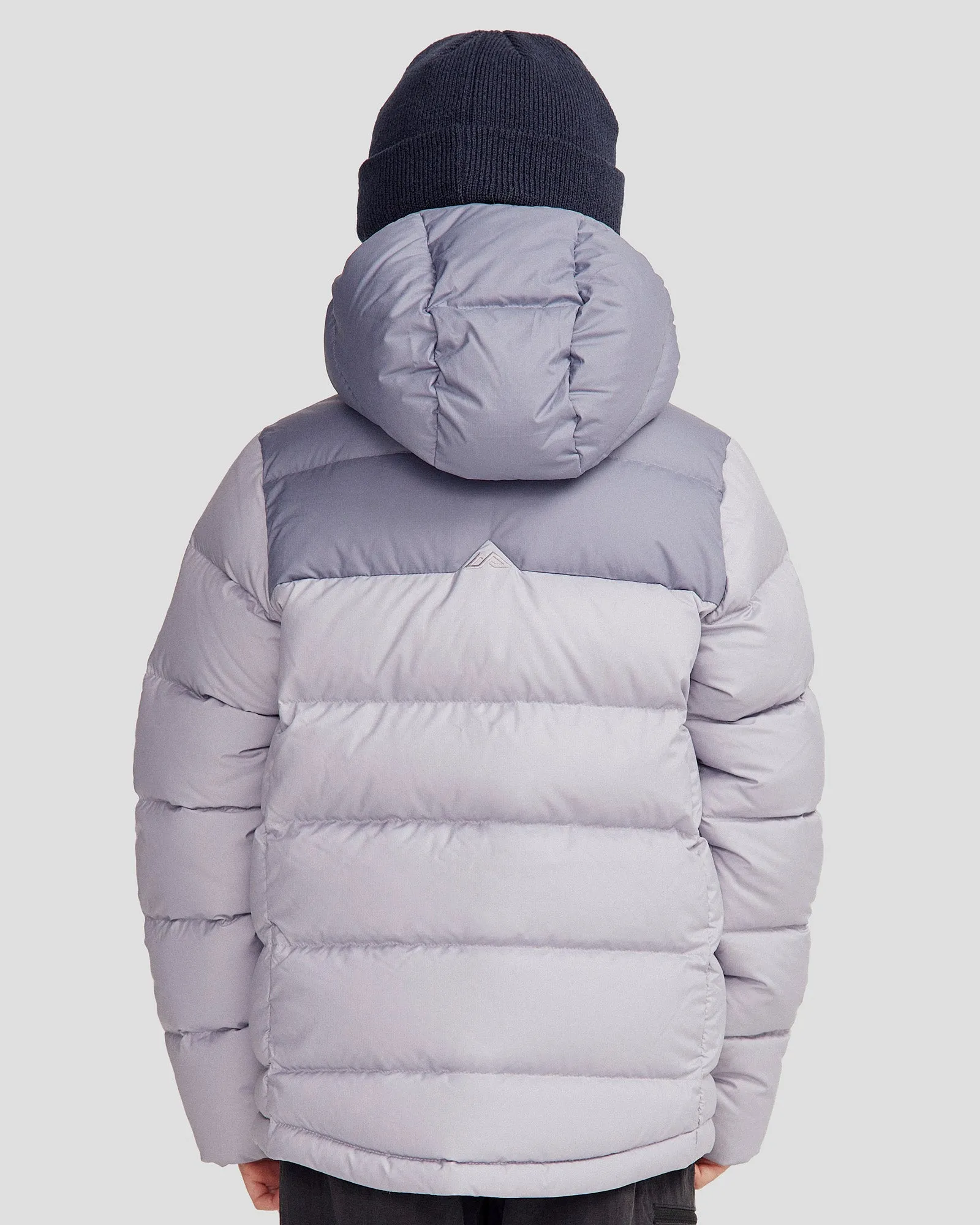 Youth's Epiq Down Hooded Jacket - Dark Haze/Light Haze