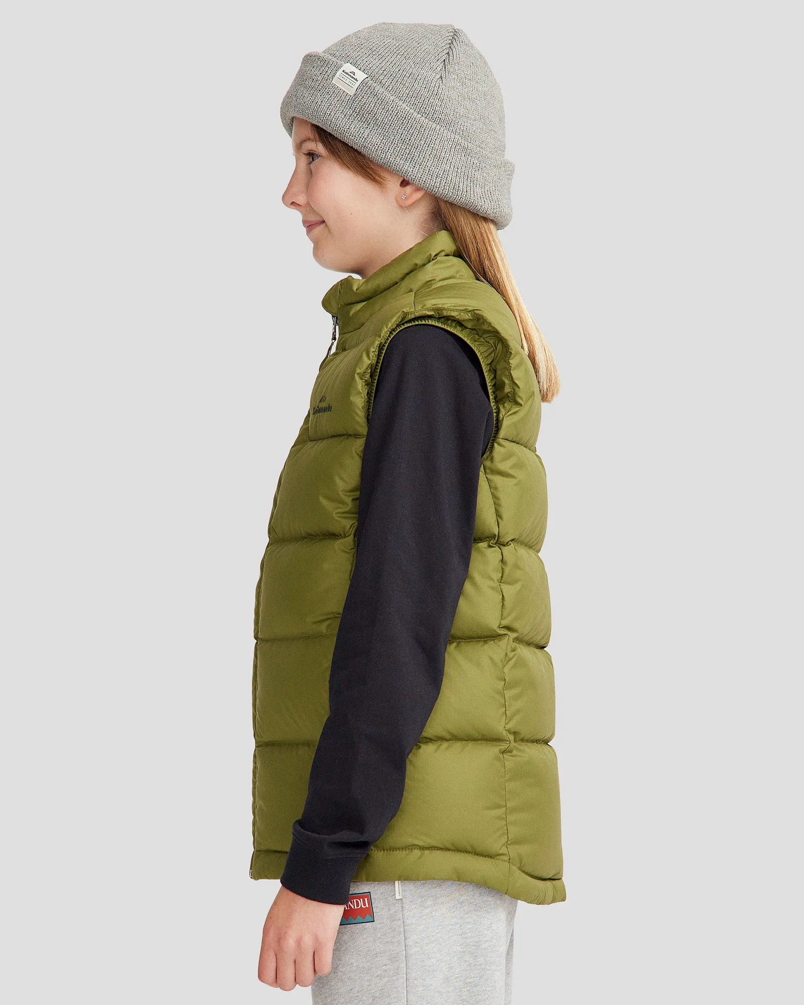 Youth's Epiq Down Vest - Dark Fern