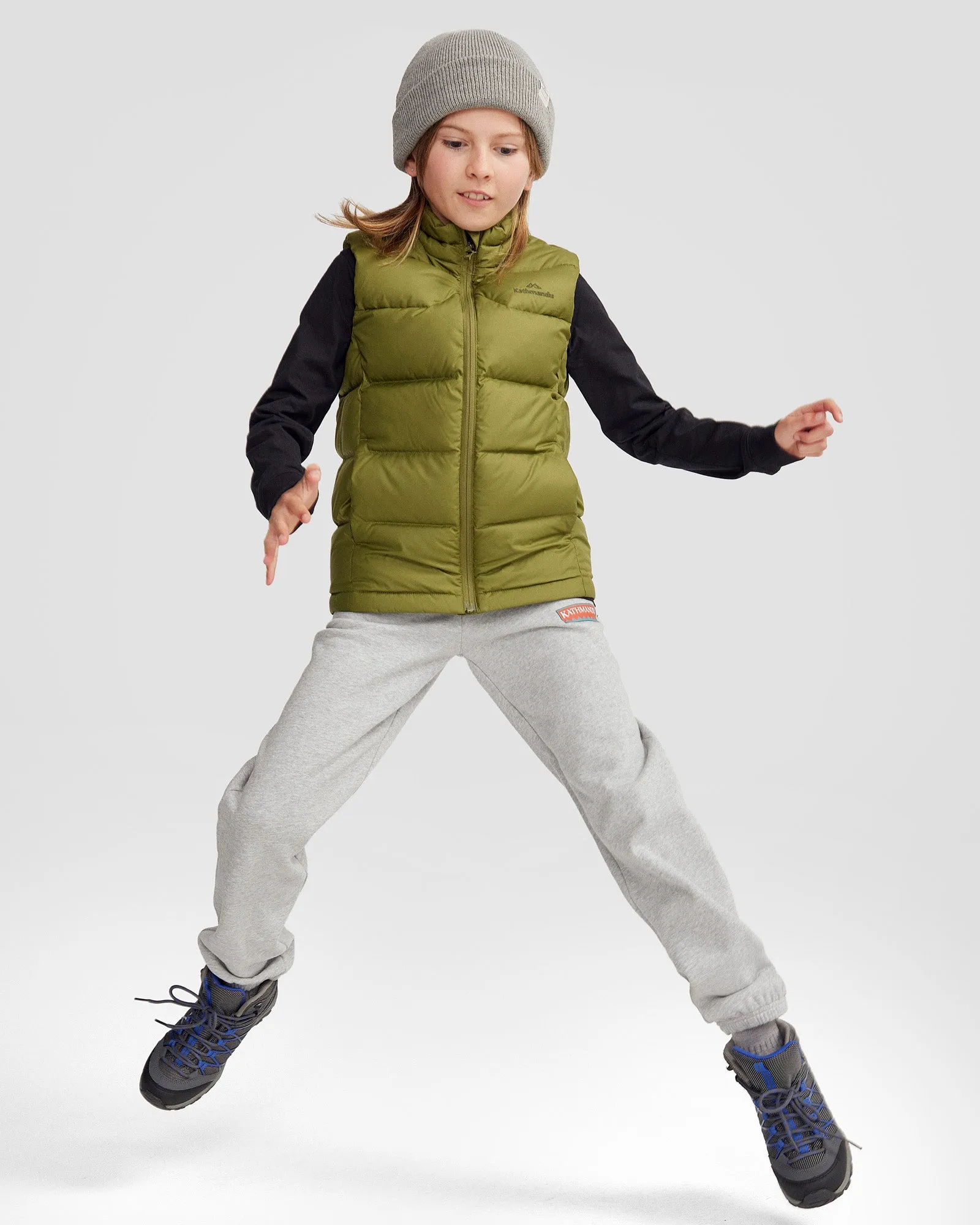 Youth's Epiq Down Vest - Dark Fern