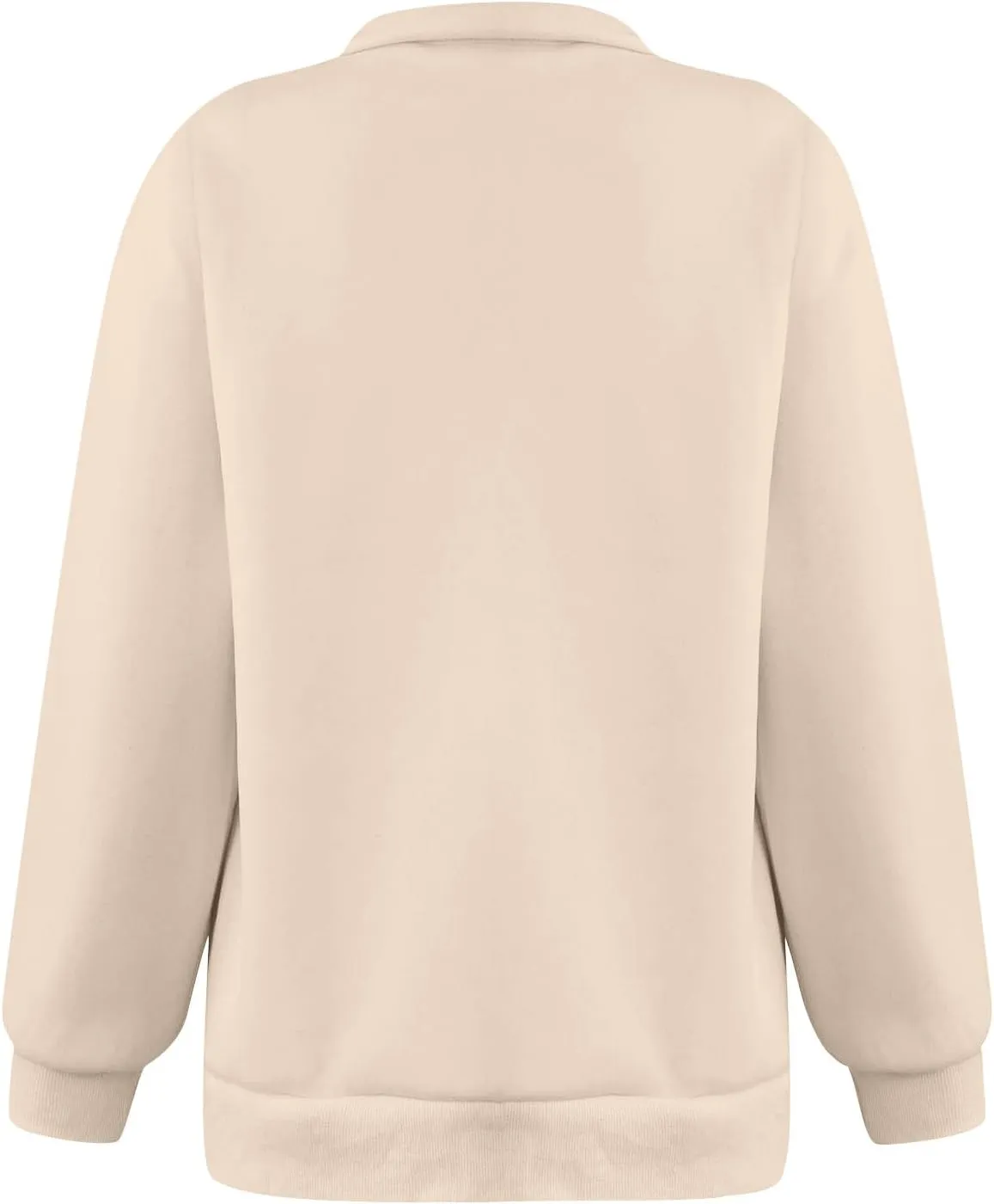 Zip Up Hoodies For Women Oversized Long Sleeve Crop Sweatshirt Quarter Zip Pullover Tops Fall Fashion Clothes 2023