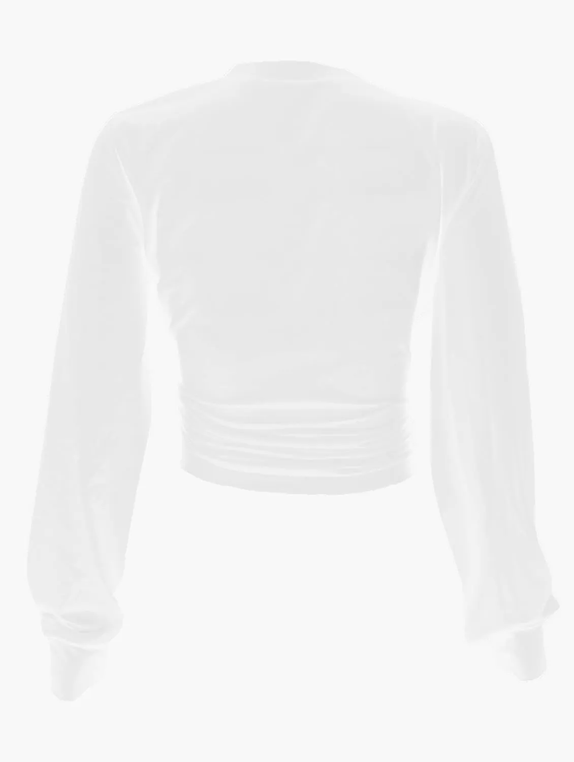 Zoyami Womens Sexy Tie Front Crop Top Long Sleeve Graphic Tee Shirt Clubwear